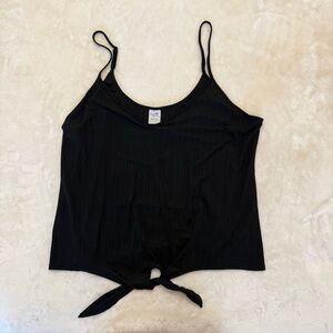 Secret Treasures Black Tie-Front Camisole Women’s XL